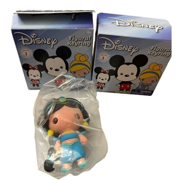 Disney Figural Keyring Blind Box Series 1 And One Princess Jasine Opened Lot - Picture 1 of 5